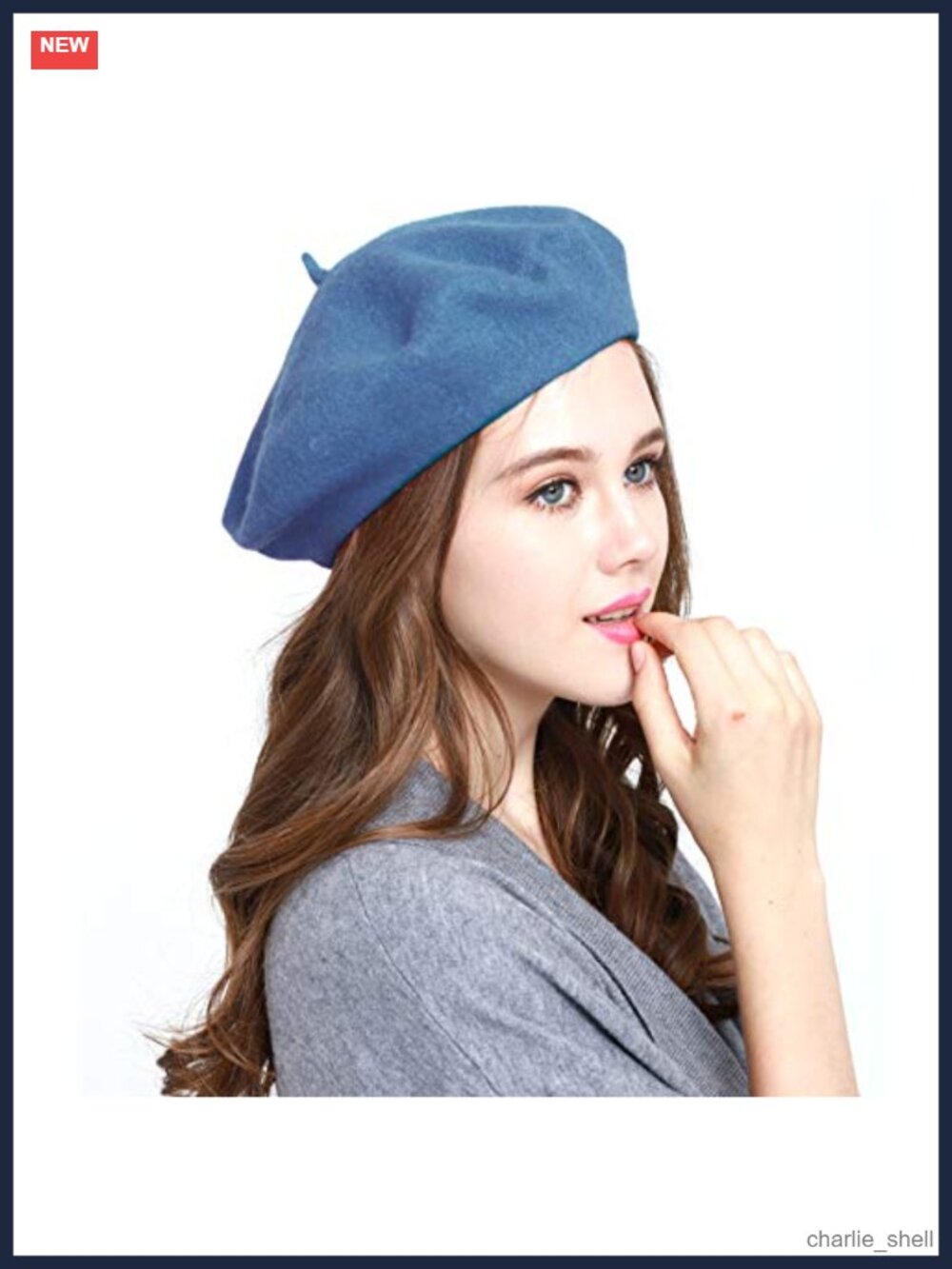100% Wool French Art Basque Beret Tam Beanie Hat Warm Winter Cap
